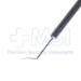 Johnson Spatula, 0.25mm x 10mm, Perfect For Bimanual Phaco Procedure, Round Knurled Handle, Polished Finish, Overall Length 4-5/8" (117mm) - 5-1841