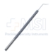 Johnson Spatula, 0.25mm x 10mm, Perfect For Bimanual Phaco Procedure, Round Knurled Handle, Polished Finish, Overall Length 4-5/8" (117mm) - 5-1841