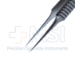 Jeweler Type Forceps, Straight Narrowed Shafts, Extra Fine Pointed Tips, Serrated Handle, Dull Finish, Overall Length 4-1/2" (115mm) - 5-2058-5-S