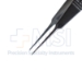Castroviejo Suturing Forceps, 1 x 2 (0.3mm) Teeth, 5.5mm Tying Platform, Wide Serrated Handle, Polished Finish, Straight Shafts, Overall Length 4-3/8" (110mm) - 5-2808