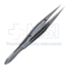 Paton Suture Forceps, Straight, Extra Delicate, Sharp Pointed Tips, 4.5mm Tying Jaw, Smooth Grip Handle, Overall Length 3-1/2" (90mm) - 5-2990-S