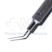 O'Gawa-Utrata Capsulorhexis Forceps, Fine Angled Tips, 11.5mm Angled Shafts Iris Stop, Round Handle, Dull Finish, Overall Length 4" (100mm) - 5-3113-R