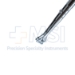 Bishop Tendon Tucker, Triangular Shaped Tips, Marked For 5mm/10mm Tucks, Round Knurled Handle, Polished Finish, Overall Length 4-1/4" (108mm) - 5-3415