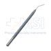 Cindy Sweeper DSEK Spatula, 0.7mm Diameter, Cylindrical Smooth Blunt Tip, Angled 12mm Tip To Bend, Round Knurled Stainless Steel Handle, Overall Length 4-1/2" (114mm) - 5-4236