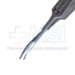 Westcott Tenotomy Scissors, Curved, Right, Blunt Tips, 23mm Mid-Screw To Tip, Wide Flat Spring Handle, Overall Length 5-1/2" (140mm) - 5-4431-RWH