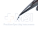 Barraquer Iris Scissors, Blunt Tips, 8mm From Bend To Tip, Serrated Grip, Small Small Hole In Center, Squeeze Action Handle, Polished Finish, Overall Length 2-1/8" (54mm) - 5-4477
