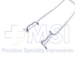 Williams Eye Speculum, Adult Model, 14mm Blades, Spring-Controlled 52mm Spread Locking Mechanism, Dull Finish, Overall Length 3" (77mm) - 5-5161