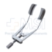 Lieberman Speculum, 17mm Solid Blades, Angled 45 Degrees For Temporal Use, Adjustable Lid Tension, Thumb Screw Control, Overall Length 3.3" (84mm) - 5-5176-AS
