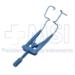 Lieberman Temporal Speculum, Titanium, Angled 45 Degrees, Open 16mm Blades, Adjustable Wire, Adjustable Lid Tension, Thumb Screw Control, Overall Length 3-1/4" (84mm) - 5-5176-AT