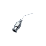 McIntyre Angled Anterior Chamber Cannula, 30ga, Blunt Tip, Angled 45 Degrees Shaft, 12mm Tip To Bend, Polished Finish, Overall Length 3/4" (20mm) E4395 24,1039E,K7-5170,E4395 24