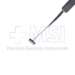 Schocket Scleral Depressor, Double Ended, Resposable, Depressor Marker, Rounded End, 6mm Wide Bar, 2.5mm Teardrop Shape Tips, Serrated Handle, Pocket Clip, Overall Length 5-1/4" (135mm), Certified Reposable, Sterilize Up To 30 Cycles - 5-6219-RP30