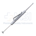 Schocket Scleral Depressor, Double Ended, Resposable, Depressor Marker, Rounded End, 6mm Wide Bar, 2.5mm Teardrop Shape Tips, Serrated Handle, Pocket Clip, Overall Length 5-1/4" (135mm), Certified Reposable, Sterilize Up To 30 Cycles - 5-6219-RP30