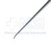 Microdissectomy Curette, Forward Angled, Size #1, Bayonet, Round Offset Gray Aluminum Handle, Overall Length 10" (254mm) Compares To Codman 47-5011 - 586122C