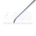 Microdissectomy Curette, Backward Angled, Size #3, Bayonet, Round Offset Gray Aluminum Handle, Overall Length 10" (254mm) Compares To Codman 47-5016 - 586127C