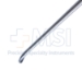 Microdissectomy Curette, Forward Angled, Size #4, Bayonet, Round Offset Gray Aluminum Handle, Overall Length 10" (254mm) Compares To Codman 47-5017 - 586128C