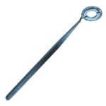Cionni Toric Axis Marker, 2 Rotating Blades, Radial Marks, 11mm Inside Diameter, 15mm Outside Diameter, Marks 0 Degrees To 180 Degrees, 10 Degrees Increments, 40 Degrees Angled Shaft, Flat Handle, Overall Length 4-1/2" (116mm) 