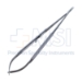 Microsurgical Needle Holder, Straight, 0.8mm Diamond Dusted Jaws, With Slim Line Box Lock, 9mm Diameter Round Diamond Knurled Handle, Overall Length 9" (230mm) - GC3223SLDC