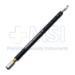 Cataract Clear Cornea 3mm Black (CVD) Diamond Knife Angled DOP Black Gold Titanium J-Slot Bayonet Hande Design, 90 Degrees Sharp Sided Spear, Blade Dimensions 3mm Wide x 0.17mm Thick x 6mm Long - PABD1160A