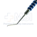 Nagahara Nucleus Phaco Chopper, Titanium, Angled Shaft, 1.5mm Long Tip Nucleus Divider Blade, 0.75mm Cutting Edge, Set At 90 Degrees, Ambidextrous, Round Grooved Handle, Overall Length 4.65" (118mm) - TDK-18-4240