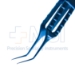 Utrata Capsulorhexis Forceps, Titanium, Angled 45 Degrees, 13mm Bend To Tip, 8.5mm Platforms, Flat Square Grip Handle, Overall Length 3-1/4" (83mm) - TDK-3-820