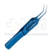 Utrata Capsulorhexis Forceps, Titanium, Angled 45 Degrees, 13mm Bend To Tip, 8.5mm Platforms, Flat Square Grip Handle, Overall Length 3-1/4" (83mm) - TDK-3-820