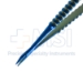 Barraquer Needle Holder, Titanium, Curved, Delicate 9mm Flattened Jaws, Without Lock, Round Handle, Overall Length 4-1/4" (109mm) - TDK-4-414