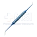 Barrett Phaco Axe, Titanium, For Right Handed Surgeon, Double Ended, 1 End Polished Mushroom Rotator, 1 End Wedge Shaped Phaco Axe, 0.75mm x 0.75mm - TDK-7-196-2