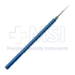 Kuglen Push Pull Iris Hook IOL Lens Manipulator, Titanium, Straight Shaft, 0.5mm x 0.25mm ( H ) Shaped Tip, Round Grooved Handle, Overall Length 4-5/8" (117mm) - TDK-7-512