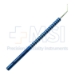 Kuglen Iris Hook IOL Lens Manipulator, Titanium, Straight Shaft, 0.5mm x 0.25mm ( K ) Shaped Tip, Round Grooved Handle, Overall Length 4-5/8" (117mm) - TDK-7-513
