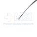 Suh Dacamara Ptosis Fascia Needle, Titanium, Curved Shaft, Needle Diameter 1.4mm Wide, " V " Suture Groove For A 4/0 Suture, Round Handle, Three Finger Grips, Overall Length 5-1/8" (130mm) - TSD3599-02