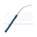 Suh Dacamara Ptosis Fascia Needle, Titanium, Curved Shaft, Needle Diameter 1.4mm Wide, " V " Suture Groove For A 4/0 Suture, Round Handle, Three Finger Grips, Overall Length 5-1/8" (130mm) - TSD3599-02