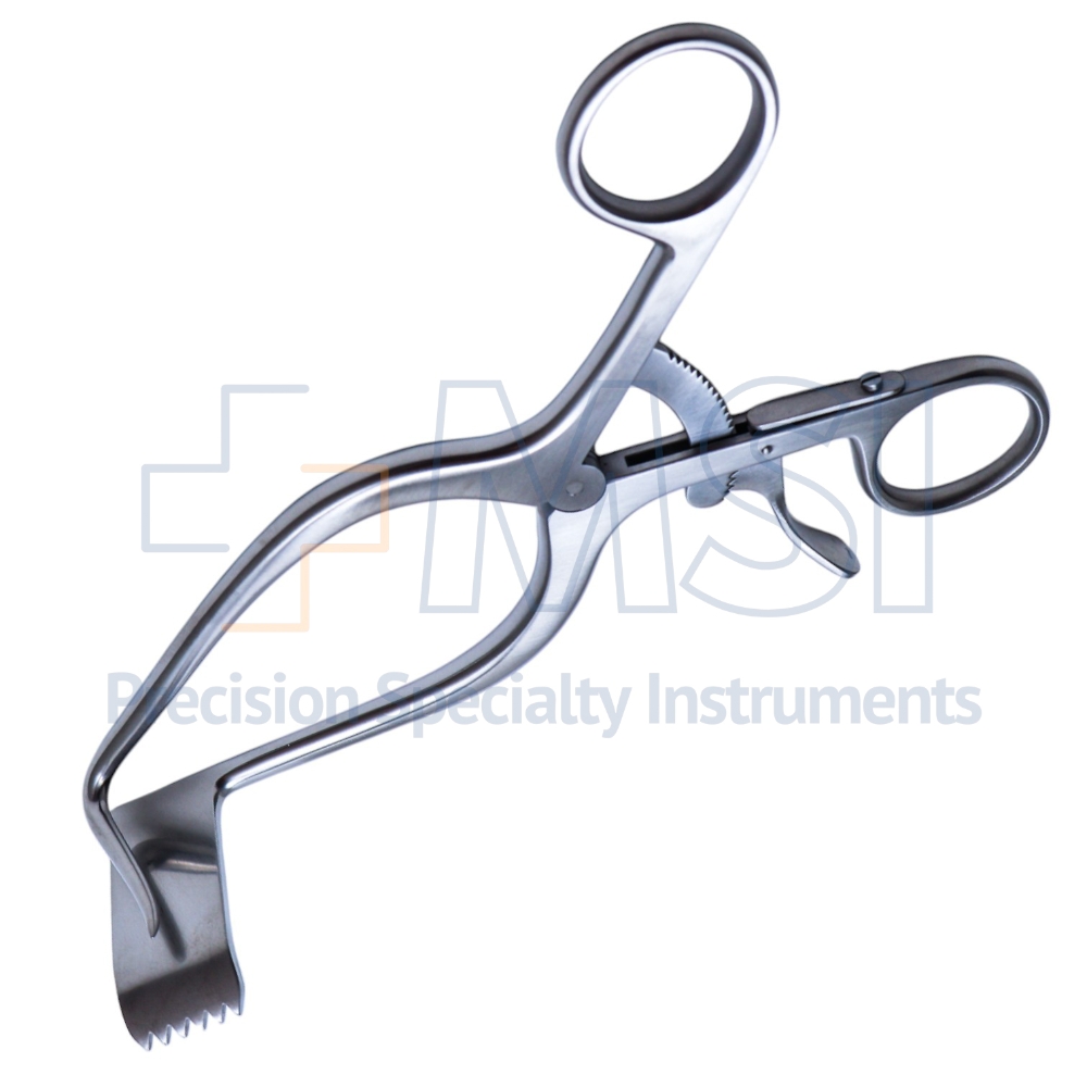 Retraction Disc - Discectomy Retractor, RT, 50mm x 20mm Blades, Overall Length 6-1/2 ...