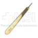 #3 Knife Handle, Gold Plated, Ruler - 0101-2704-GP