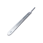 #3 Knife Handle, Satin Finish, Holds Blades 10, 11, 12, 15, Overall Length 5" (127mm) 