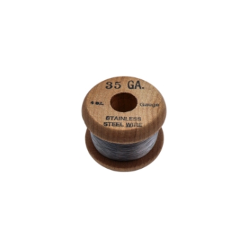 35ga Suture Wire, 4oz Spool, Babcock, Stainless Steel, Surgical / Implant Wire 