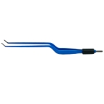 Monopolar Forceps, Bayonet Style, Insulated, Angled, 2mm Tip, Overall Length 8-1/4" (210mm) 