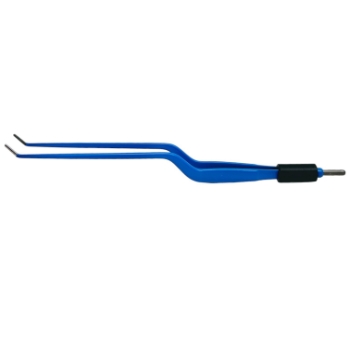 Monopolar Forceps, Bayonet Style, Insulated, Angled, 2mm Tip, Overall Length 8-1/4" (210mm) 