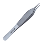 Adson Dressing Forceps, Standard, Cross-Serrated Jaw, Overall Length 4-3/4" (121mm) 