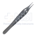 Adson Dressing Forceps, Longitudinal Fenestrations, Overall Length 4-3/4" (121mm) - 7-229-XLMX