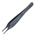 Adson-Ewald (Hudson) Tissue Forceps, 1 x 2 Teeth, Overall Length 4-3/4" (120mm) 
