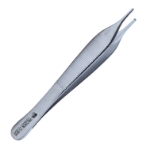 Adson Ewald Tissue Forceps, 2 x 3 Teeth, Heavy, Overall Length 4-3/4" (121mm) 