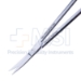 Adson Ganglion Scissors, Curved, Sharp Tips, Overall Length 6-1/4" (159mm) - 652117C