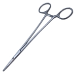 Adson Hemostatic Forceps, Straight, Delicate, Serrated Jaws, Overall Length 7-1/2" (193mm) 