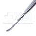 Adson Periosteal Elevator, Straight, Semi-Sharp, Round Tear Drop Shape 7mm Wide Blade, Overall Length 6-3/4" (171mm) - D9312