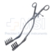 Adson Retractor, Hinged Blades, 4 x 5 Prongs, Blunt, 25mm Depth x 37mm Height, Maximum Opening 6-15/16" (176mm), Overall Length 13" (330mm) - E2474