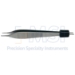 Adson Bipolar Forceps, 1mm Tip, 10mm High Polish Area, Wide Serrated Handle, Overall Length 4-3/4" (121mm) - 108-06-03A