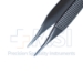 Adson Style Bipolar Forceps, 1.5m Tip, 10mm High Polish Area, Wide Serrated Handle, Overall Length 4-3/4" (121mm) - 108-06-01A