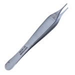 Adson Tissue Forceps, Standard, 1 x 2 Teeth, Overall Length 4-3/4" (121mm) 25-200,K5-4172,K5-4172,N5400