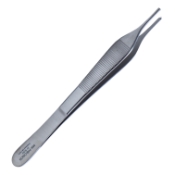Adson Tissue Forceps, Standard, 1 x 2 Teeth, Overall Length 6" (152mm) 