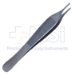Adson Tissue Forceps, 1 x 2 Teeth, Serrated Jaws, Overall Length 4-3/4" (121mm) - 21-16120